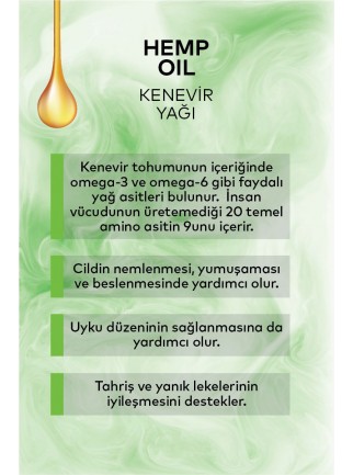 Kenevir (Kendir) Yağı 50 ML