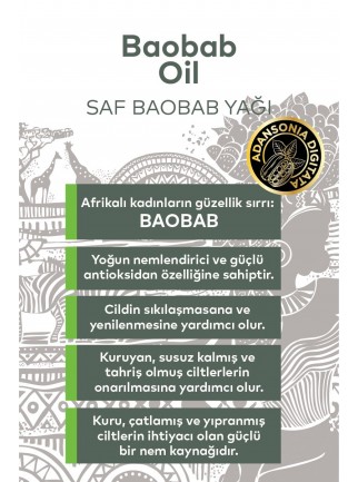 Saf Baobab Yağı 20 ML