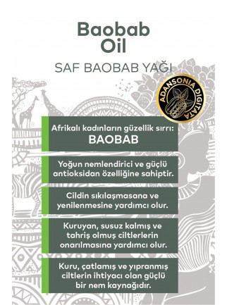 Saf Baobab Yağı 30 ML