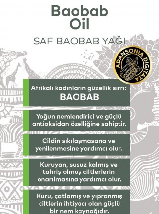 Saf Baobab Yağı 30 ML