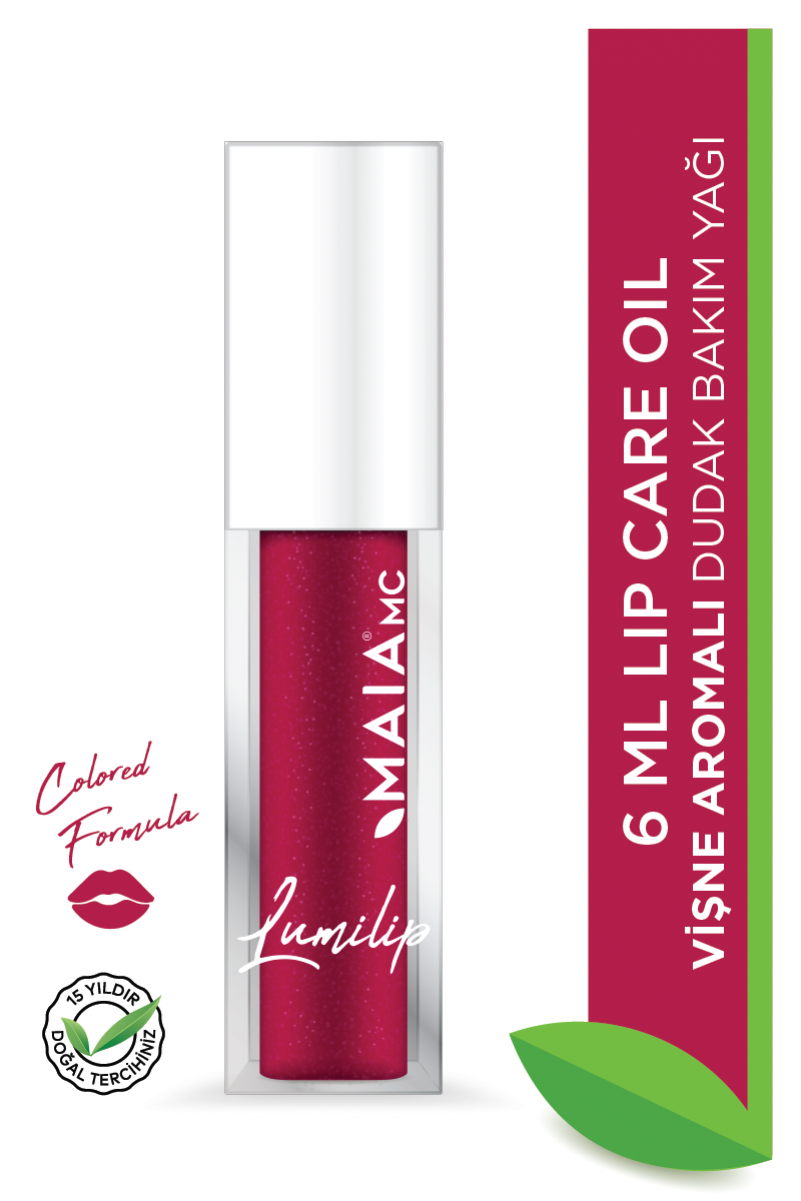 Lumilip Parlatıcı Ve Nemlendirici Dudak Bakım Yağı - Vişne Aromalı Lip Gloss 6ml