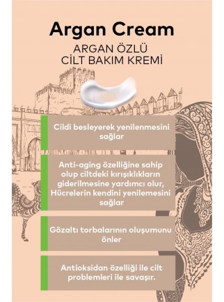 Argan Cilt Bakım Kremi 50 ML