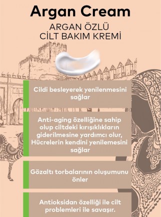 Argan Cilt Bakım Kremi 50 ML