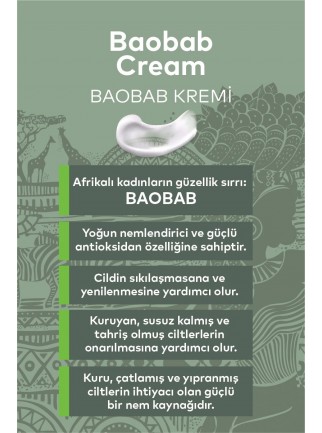 Baobab Cilt Bakım Kremi 50 ML