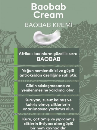 Baobab Cilt Bakım Kremi 50 ML