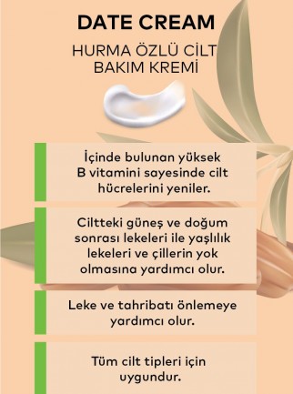 Hurma Cilt Bakım Kremi 50 ML