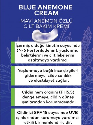 Mavi Anemon Cilt Bakım Kremi 50 ML