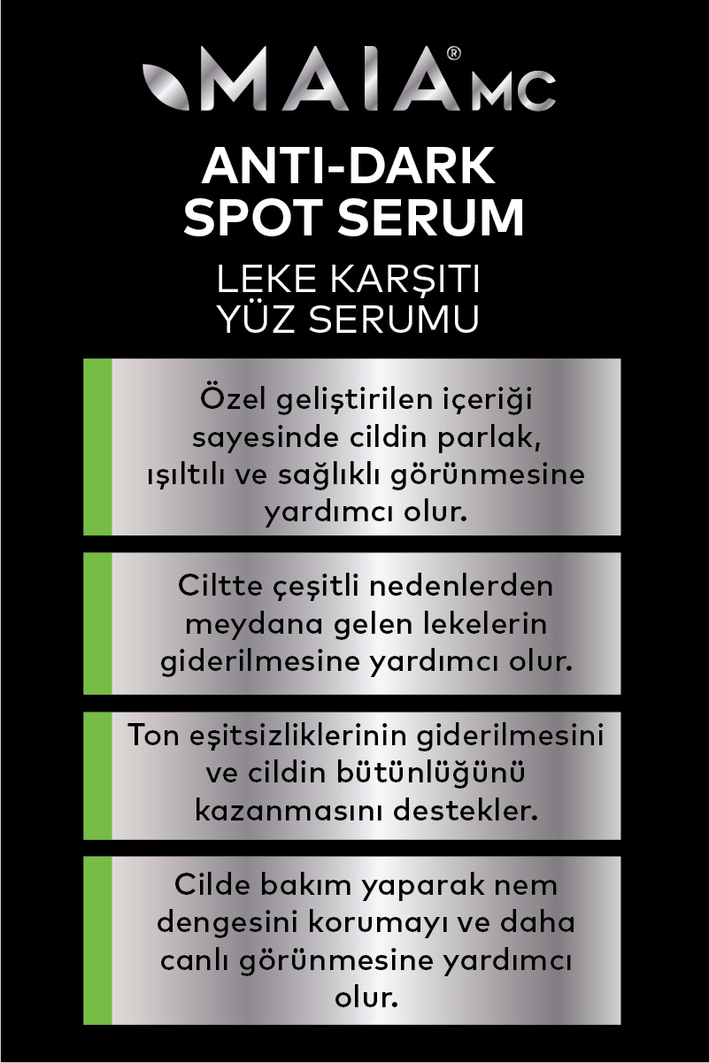 Leke Karşıtı Yüz Serumu 30 ML