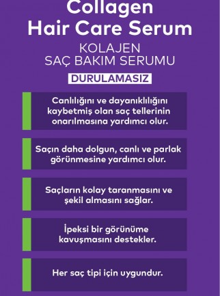 Kolajen Saç Bakım Serumu Durulamasız 100 ML