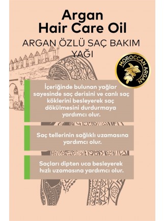 Argan Saç Bakım Yağı 120 ML