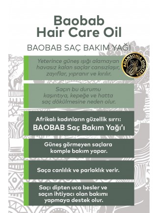 Baobab Saç Bakım Yağı 120 ML