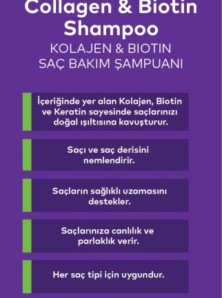 Kolajen Biotin Şampuan 400 ML