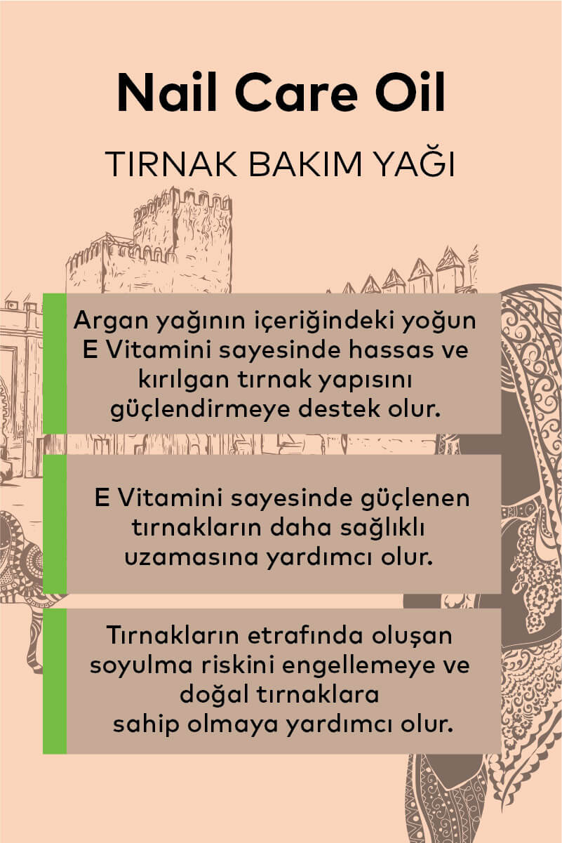 Argan Tırnak Bakım Yağı 10 ML