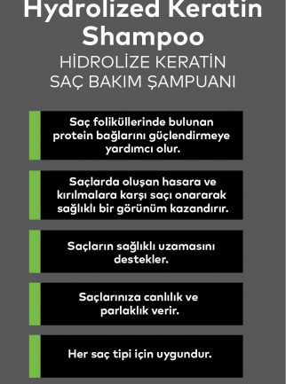 Keratin Saç Şampuanı 400 ML