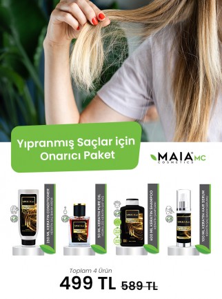 Yıpranmış Saçlar için  Onarıcı Paket