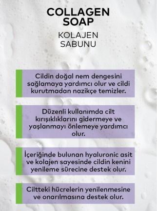 Kolajen & Hyaluronik Asit Sabunu