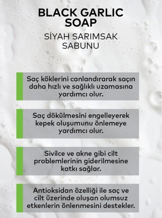 Siyah Sarımsak Sabunu 150 GR