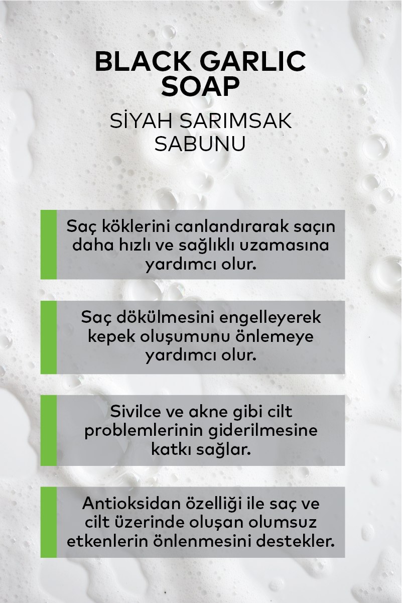 Siyah Sarımsak Sabunu 150 GR